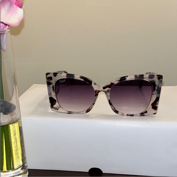 Dior Accessories - Dior Women's Black and White Sunglasses